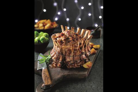 Asda's lamb crown epitomises the grocers' push into show-stopping centrepieces this year.